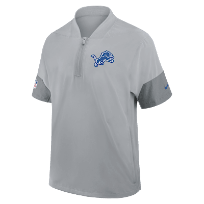 Detroit Lions Sideline Coach Men's Nike NFL 1/2-Zip Short